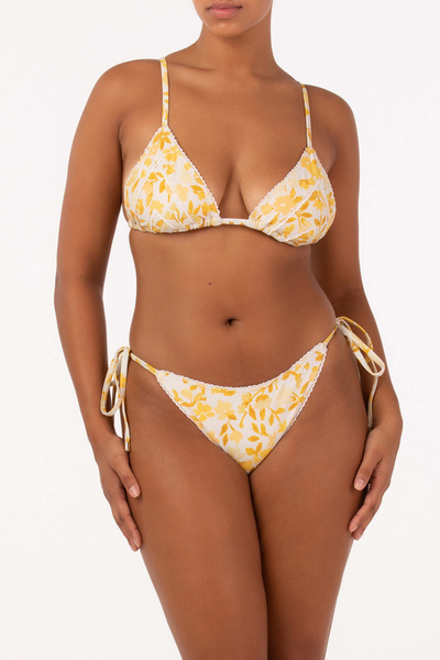 Peony - Daffodil triangle bikini