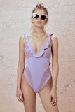 For Love & Lemons - Daiquiri Lace One Piece - Lilac