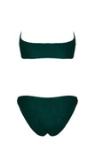 Hunza G - Gloria Bikini Set - Forest Green