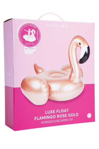 Sunny Life - Luxe Flamingo Float - Rose Gold